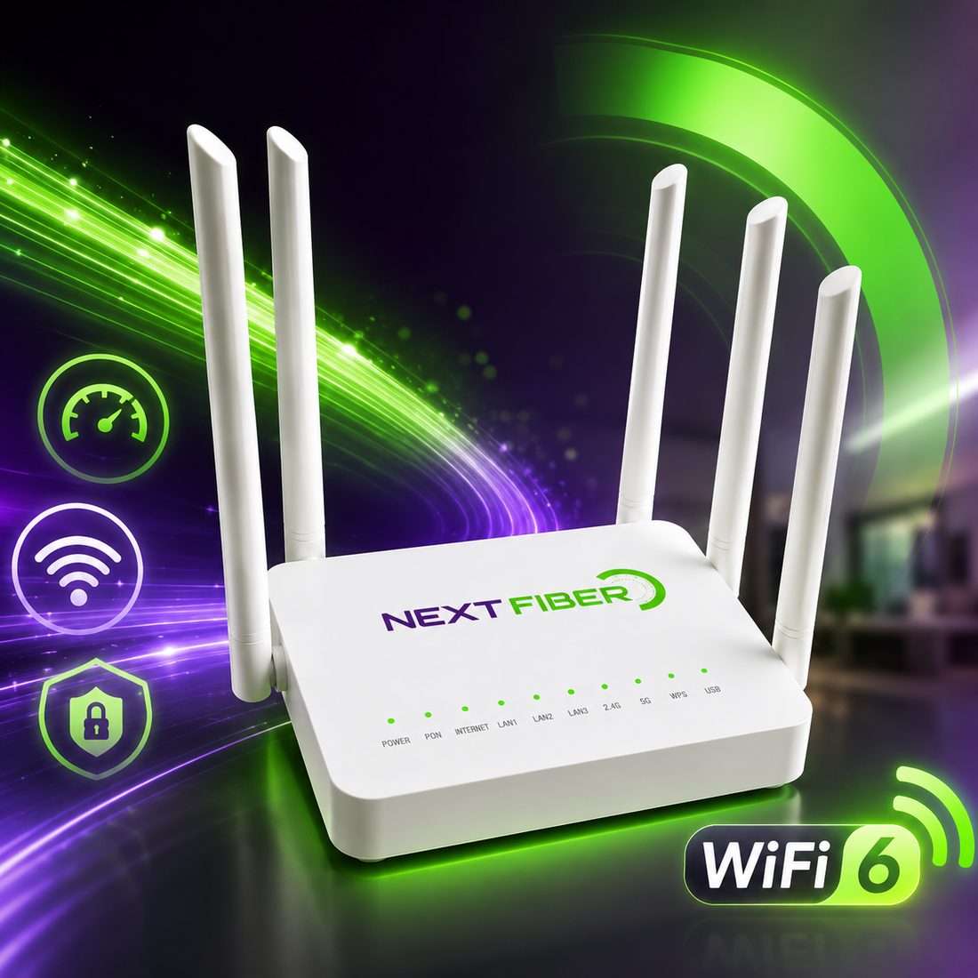 Router WiFi 6 de NextFiber